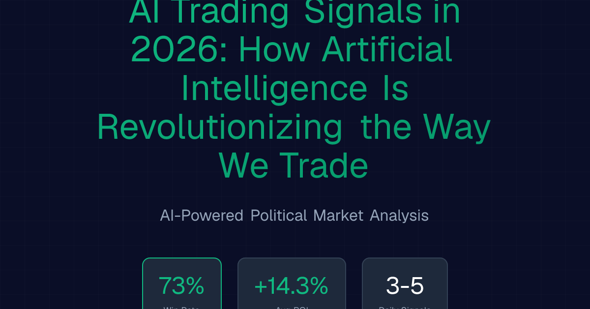 AI Trading Signals 2026: How AI Is Revolutionizing Trading ...